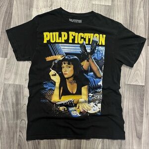 Pulp Fiction Graphic Tee - Black